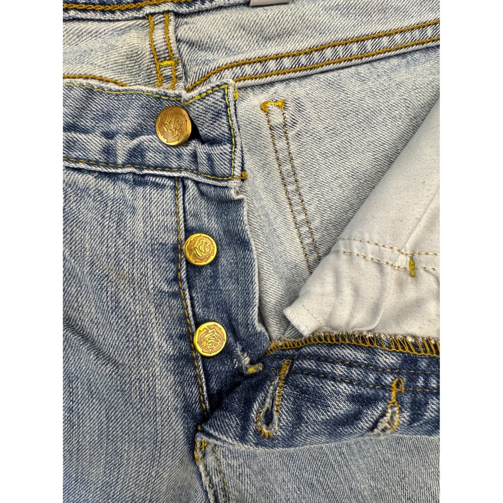 Cruel Girl Relaxed Jeans Womens 07 Long Light Wash Denim Button Fly CB56852001 - Picture 6 of 16